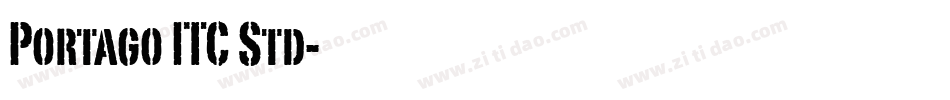 Portago ITC Std字体转换